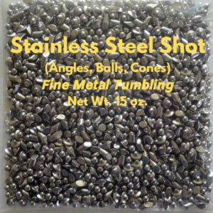 Stainless Steel Shot Tumbler Media for metal polishing Jewelry (3 Shape Mix)
