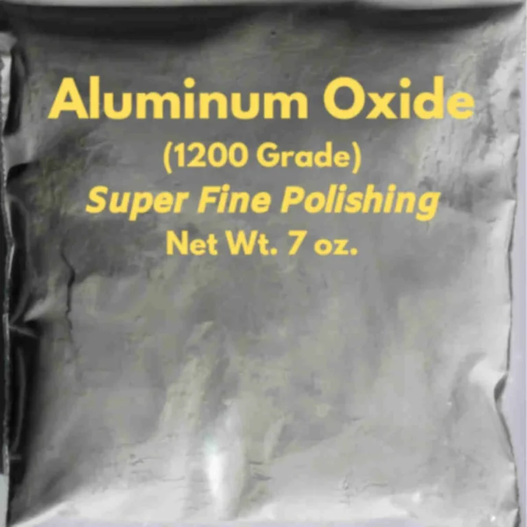 Bag of aluminum oxide super fine rock tumbler polish