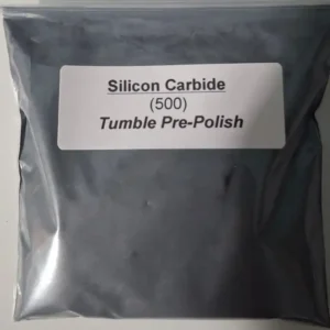 Bag of silicon carbide 500 tumble pre-polish with white label